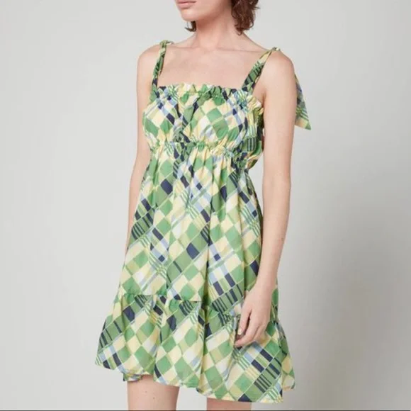 Faithfull The Brand Women's Elwood Mini Dress - Billie Check Print - S
